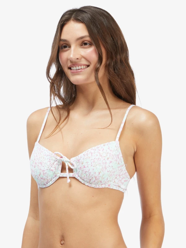 Roxy Ditsy In Paradise Underwired Bralette Bikini Top - Image 4