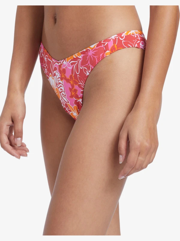 Roxy Sea Spray Cheeky Bikini Bottoms - Image 2