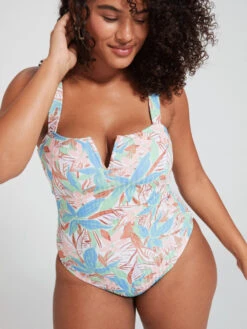 Roxy Love Rib The Coco D-Cup One Piece Swimsuit