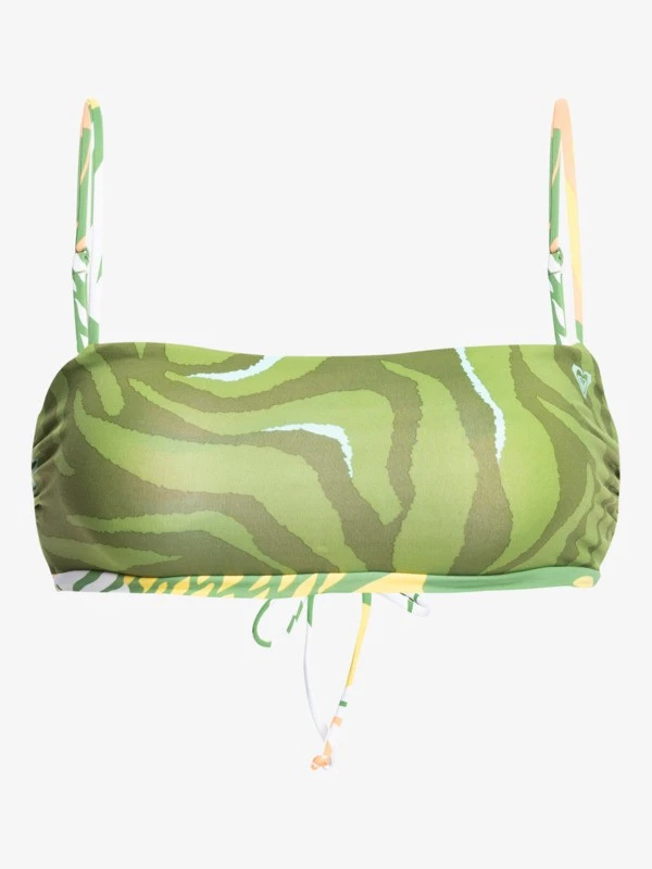 Roxy Wildflowers Reversible Bandeau Bikini Top - Image 7