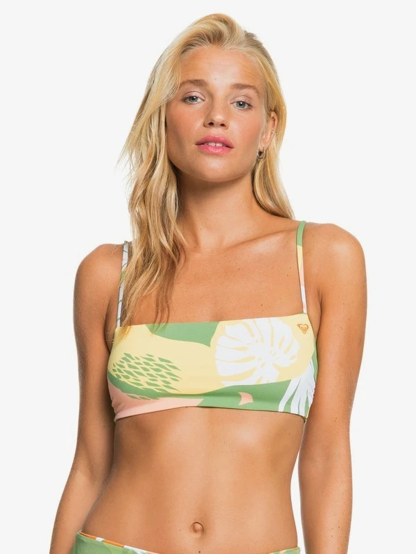 Roxy Wildflowers Reversible Bandeau Bikini Top - Image 3