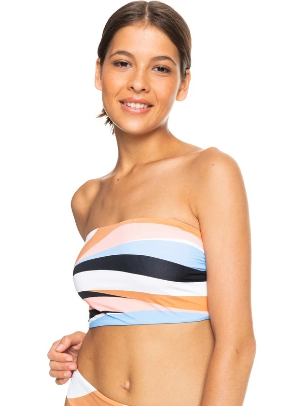 Roxy Paradiso Passport Bandeau Bikini Top - Image 3