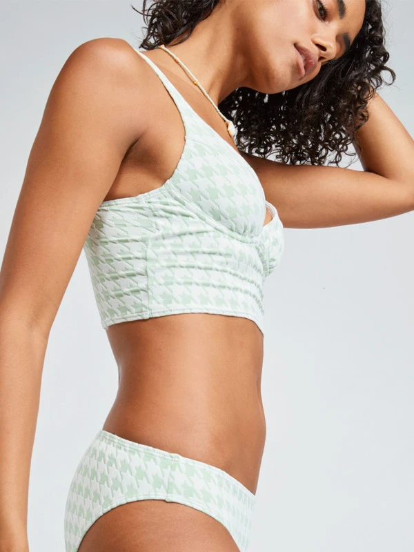 Roxy Check It Tank Underwire Bikini Top - Image 2