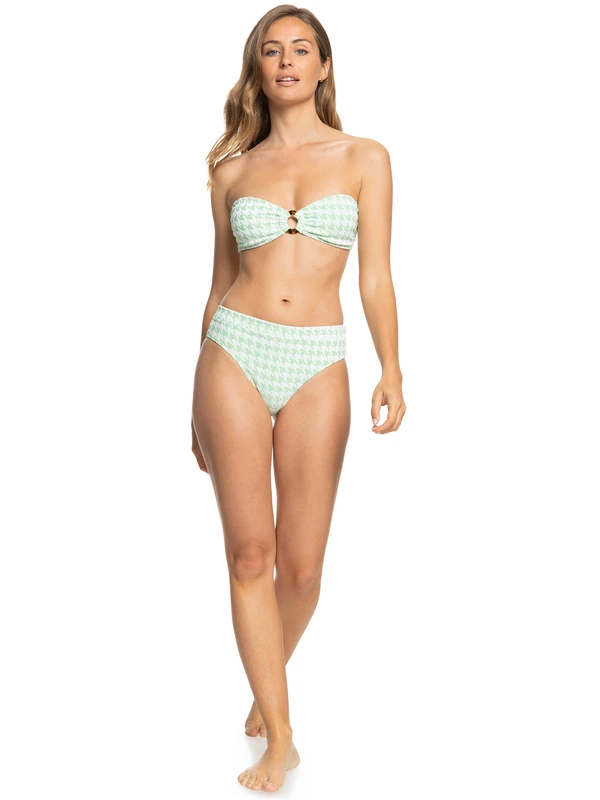 Roxy Check It Bandeau Bikini Top - Image 4