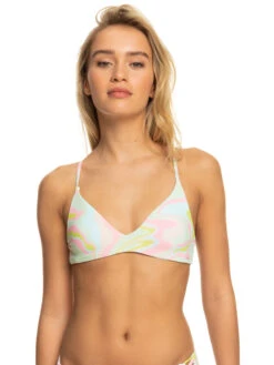 Roxy Tropics Hype Reversible Athletic Triangle Bikini Top