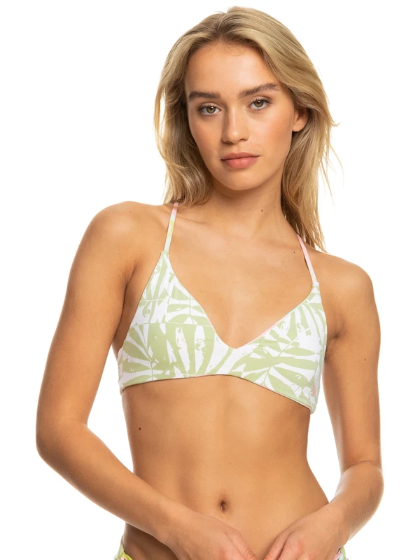 Roxy Tropics Hype Reversible Athletic Triangle Bikini Top - Image 4
