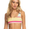Roxy Stripe Soul Bralette Bikini Top