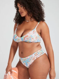 Roxy Love The Rocker Rib Knit Bikini Bottoms
