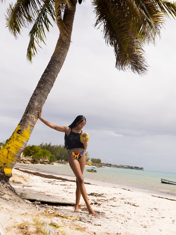 Roxy Color Jam Cheeky Bikini Bottoms - Image 2