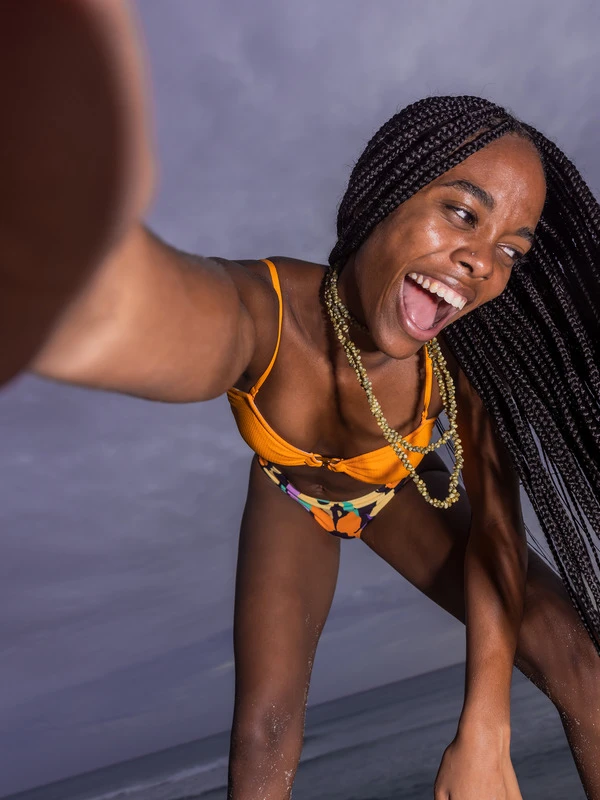 Roxy Color Jam Hipster Bikini Bottoms - Image 2