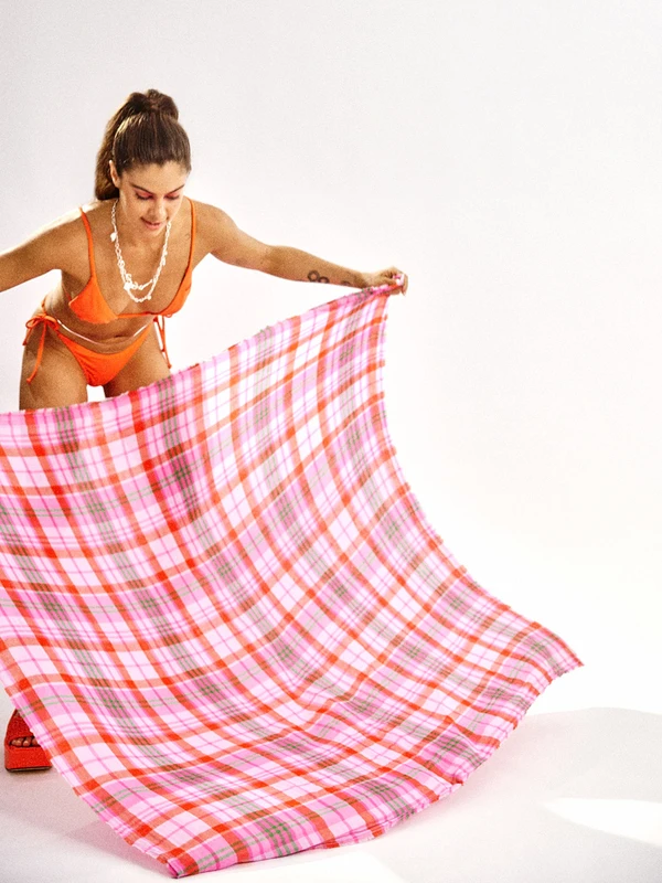 Roxy Tartan Times Sarong - Image 3