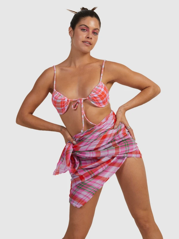 Roxy Tartan Times Sarong - Image 6
