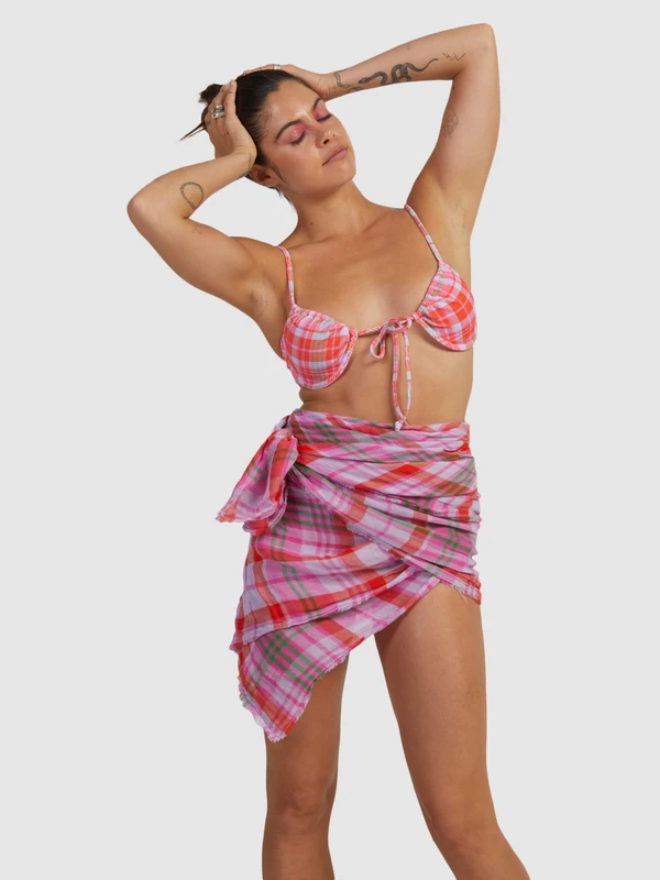 Roxy Tartan Times Sarong - Image 7